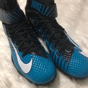 Nike skin lunar beast with arch beam propulsion height top soccer cleats size 17